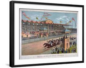 Brighton Beach Race Course-null-Framed Giclee Print