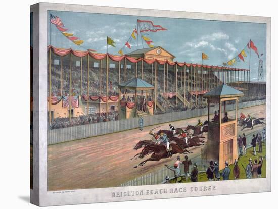 Brighton Beach Race Course-null-Stretched Canvas