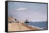 Brighton Beach with Colliers-John Constable-Framed Stretched Canvas