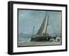 Brighton Beach with Fishing Boat and Crew, East Sussex-John Constable-Framed Giclee Print