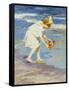 Brighton Beach-Edward Henry Potthast-Framed Stretched Canvas