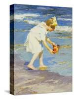 Brighton Beach-Edward Henry Potthast-Stretched Canvas