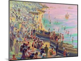 Brighton Beach-Robert Tyndall-Mounted Giclee Print