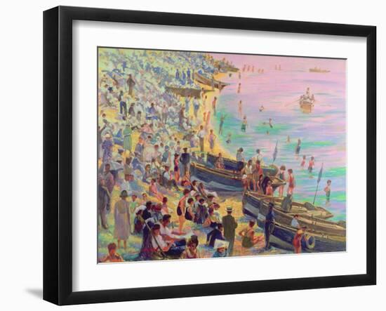 Brighton Beach-Robert Tyndall-Framed Giclee Print