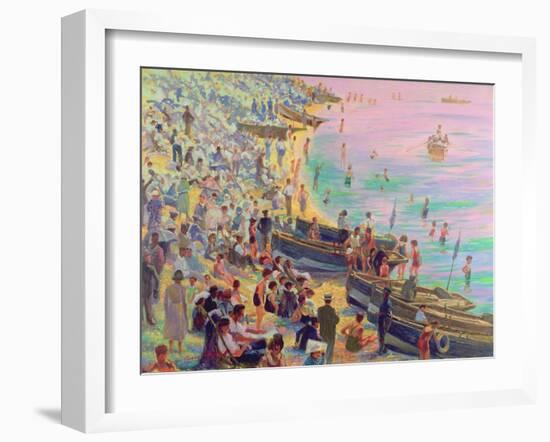 Brighton Beach-Robert Tyndall-Framed Giclee Print