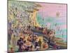 Brighton Beach-Robert Tyndall-Mounted Giclee Print