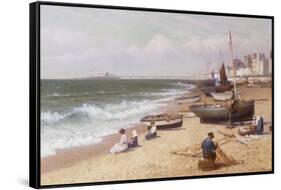 Brighton Beach-Alexander Young-Framed Stretched Canvas