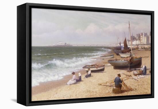 Brighton Beach-Alexander Young-Framed Stretched Canvas