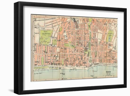 'Brighton', c20th Century-John Bartholomew-Framed Giclee Print