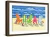 Brighton Chairs-Paul Brent-Framed Premium Giclee Print