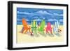 Brighton Chairs-Paul Brent-Framed Premium Giclee Print