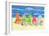 Brighton Chairs-Paul Brent-Framed Premium Giclee Print