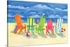 Brighton Chairs-Paul Brent-Stretched Canvas