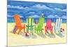 Brighton Chairs-Paul Brent-Mounted Art Print