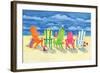 Brighton Chairs-Paul Brent-Framed Art Print