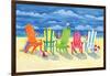 Brighton Chairs-Paul Brent-Framed Art Print