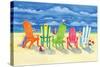 Brighton Chairs-Paul Brent-Stretched Canvas