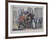 Brighton Coach Leaving Th Belle Sauvage Inn, London, C1840-null-Framed Giclee Print