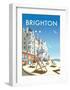 Brighton - Dave Thompson Contemporary Travel Print-Dave Thompson-Framed Art Print