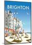 Brighton - Dave Thompson Contemporary Travel Print-Dave Thompson-Mounted Art Print