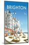 Brighton - Dave Thompson Contemporary Travel Print-Dave Thompson-Mounted Giclee Print