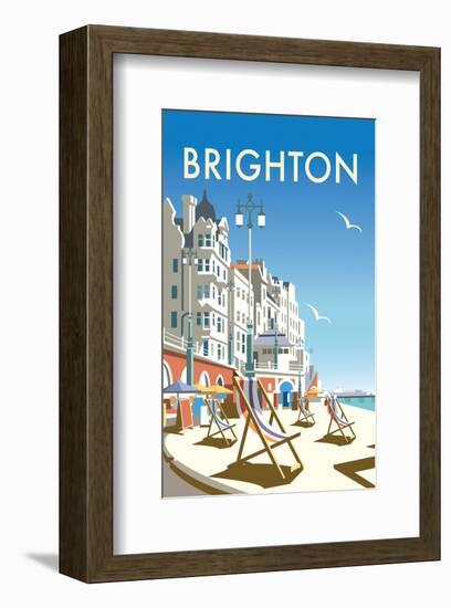 Brighton - Dave Thompson Contemporary Travel Print-Dave Thompson-Framed Giclee Print