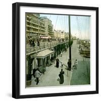 Brighton (England), the Dike, East Side-Leon, Levy et Fils-Framed Photographic Print