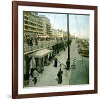 Brighton (England), the Dike, East Side-Leon, Levy et Fils-Framed Photographic Print