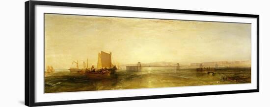 Brighton from the Sea, circa 1829-JMW Turner-Framed Giclee Print