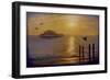 Brighton Gold, 2023, (Oil on Canvas)-Lee Campbell-Framed Giclee Print