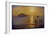 Brighton Gold, 2023, (Oil on Canvas)-Lee Campbell-Framed Giclee Print