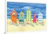 Brighton Huts-Paul Brent-Framed Art Print