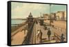 Brighton Marine Parade, England-null-Framed Stretched Canvas