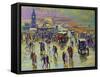 Brighton on a Rainy Day-Robert Tyndall-Framed Stretched Canvas