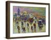 Brighton on a Rainy Day-Robert Tyndall-Framed Giclee Print