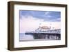 Brighton Palace Pier from the beach, Brighton, Sussex, England, United Kingdom, Europe-Alex Robinson-Framed Photographic Print