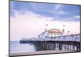 Brighton Palace Pier from the beach, Brighton, Sussex, England, United Kingdom, Europe-Alex Robinson-Mounted Photographic Print