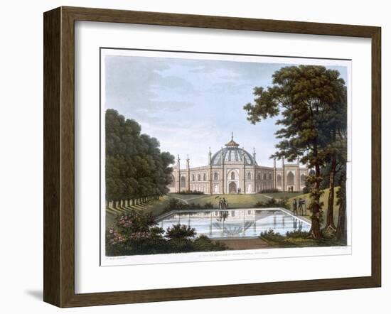 Brighton Pavilion, Sussex, c1816-Joseph Constantine Stadler-Framed Giclee Print