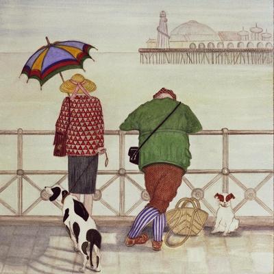 'Brighton Pier, 1986' Giclee Print Gillian Lawson