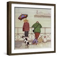 Brighton Pier, 1986-Gillian Lawson-Framed Giclee Print