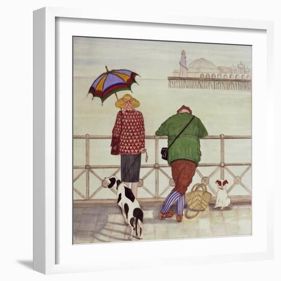 Brighton Pier, 1986-Gillian Lawson-Framed Giclee Print