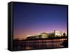 Brighton Pier at Twilight, Brighton, Sussex, England, United Kingdom-Jean Brooks-Framed Stretched Canvas