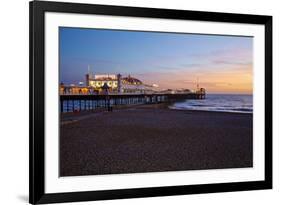 Brighton Pier, Brighton, Sussex, England, United Kingdom, Europe-Mark Mawson-Framed Photographic Print