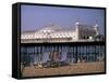 Brighton Pier (Palace Pier), Brighton, East Sussex, England, United Kingdom-John Miller-Framed Stretched Canvas