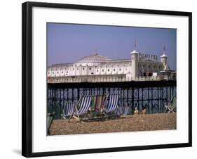 Brighton Pier (Palace Pier), Brighton, East Sussex, England, United Kingdom-John Miller-Framed Photographic Print