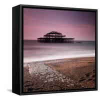 Brighton Pier-Nina Papiorek-Framed Stretched Canvas