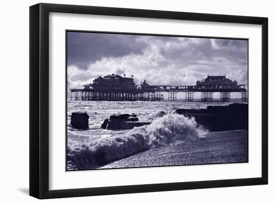 Brighton Pier-Adrian Campfield-Framed Giclee Print