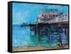 Brighton Pier-Sylvia Paul-Framed Stretched Canvas