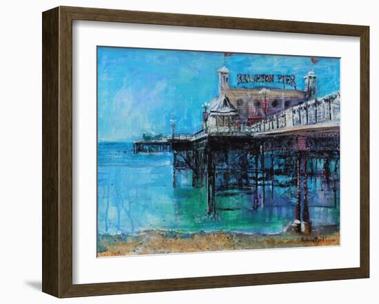 Brighton Pier-Sylvia Paul-Framed Giclee Print