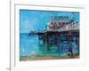 Brighton Pier-Sylvia Paul-Framed Giclee Print